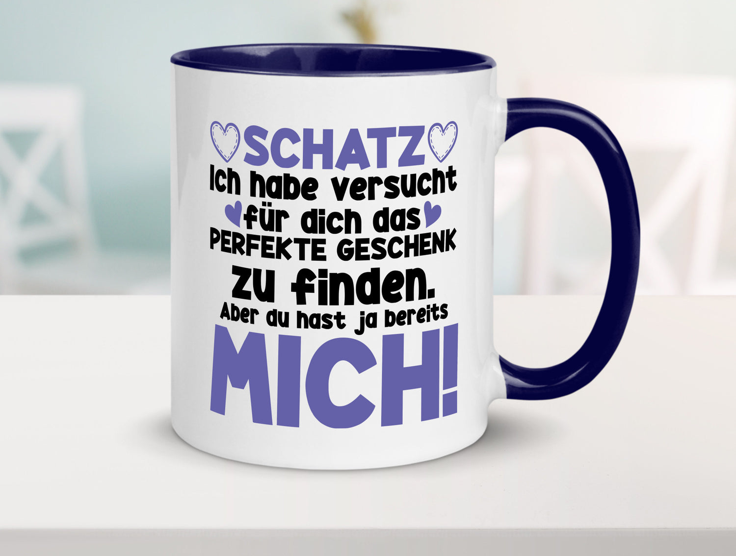 Schatz | Liebe Valentinstag Freund Freundin Herz Geschenkidee Humor Tasse