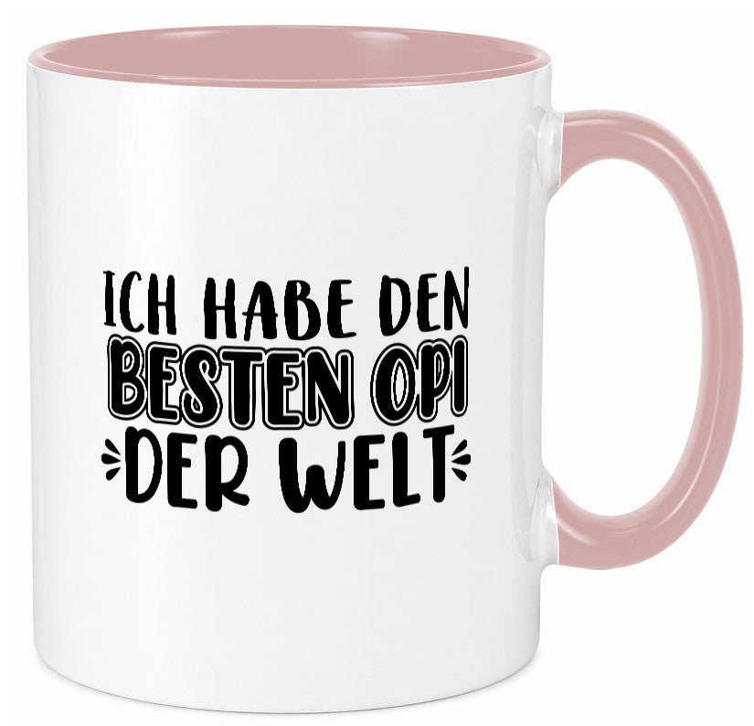 Bester Opi der Welt | Opa Tasse Großvater Statement lustiger Spruch Geschenk