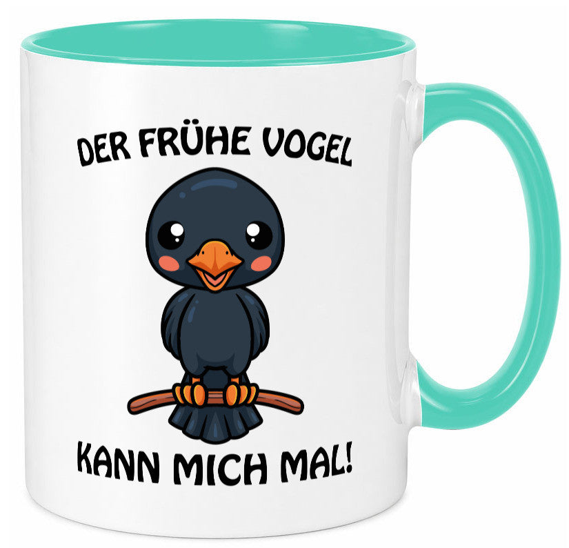 Der Frühe Vogel Humor Geschenkidee Tasse