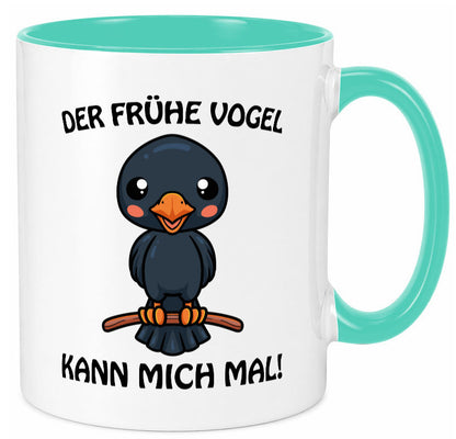 Der Frühe Vogel Humor Geschenkidee Tasse
