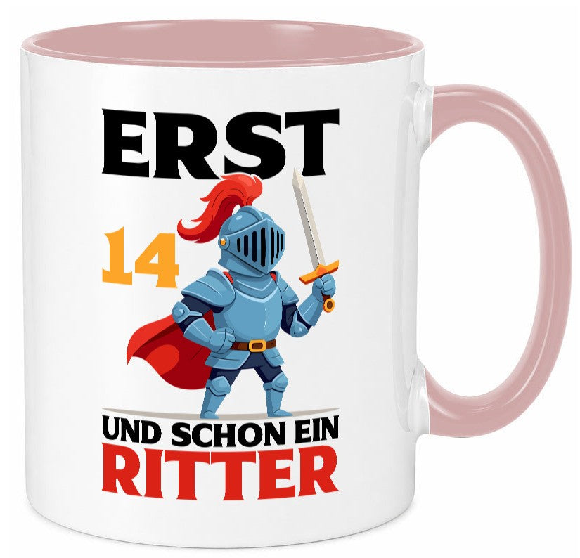 14. Geburtstag | 14 Jahre und schon ein Ritter Humor Geschenkidee Tasse