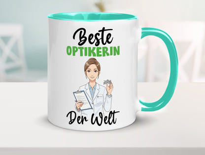 Beste Optikerin | Augenoptik v2 Geschenk Humor Geschenkidee lustiger Spruch