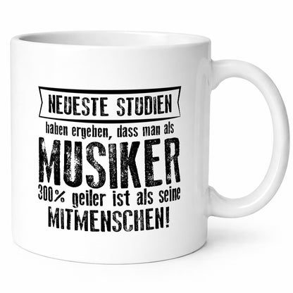 Neuste Studien: Musiker | Musik Musikant Geschenkidee Humor Tasse