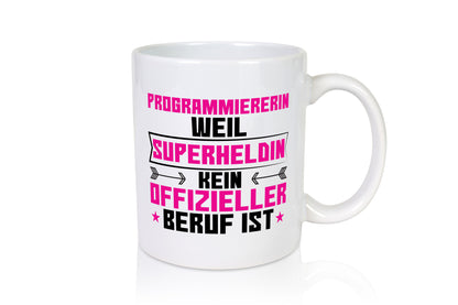Superheldin Programmiererin | Software Entwickler Humor Geschenkidee Tasse