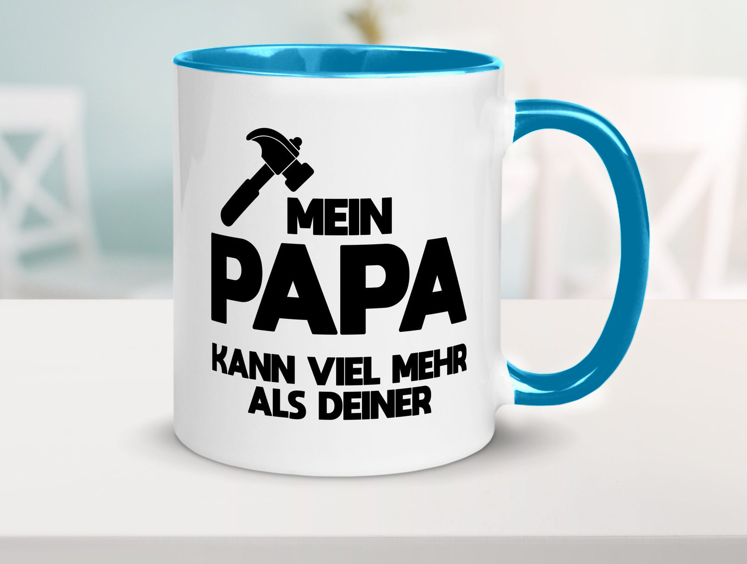 Mein papa kann viel mehr als deiner | Bester lustiger Spruch Geschenk Humor