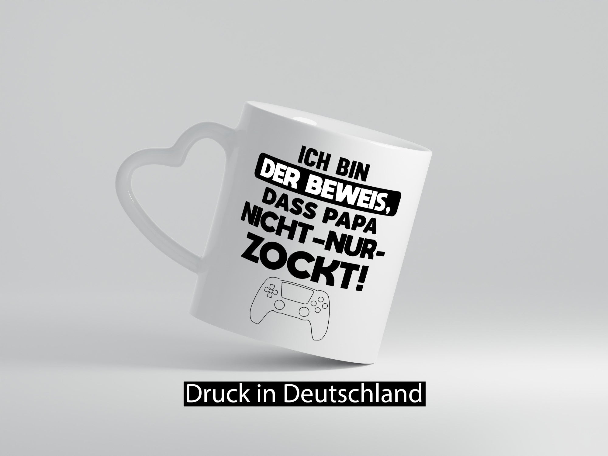ich bin der Beweis dass papa nicht nur Zockt | Zocker Geschenk Humor