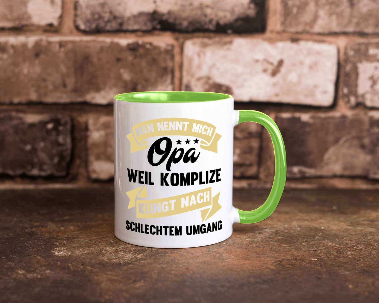 Man nennt mich Opa | Bester der Welt Humor Familie Geschenkidee Tasse