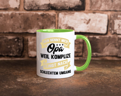 Man nennt mich Opa | Bester der Welt Humor Familie Geschenkidee Tasse
