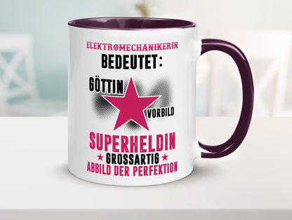 Bedeutung von Elektromechanikerin | Mechanikerin lustiger Spruch Geschenk Humor