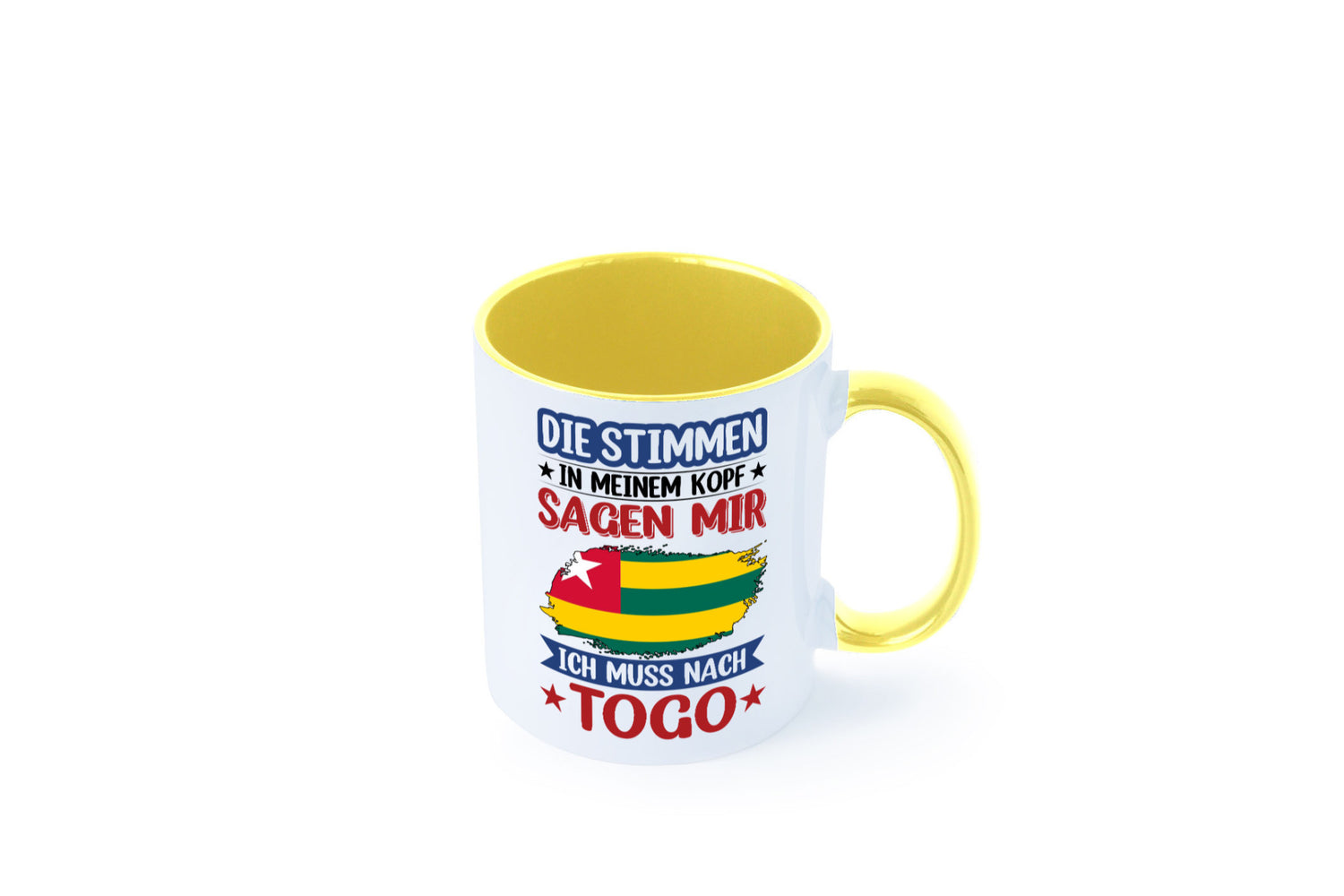 Togo | Urlaub Stimmen in meinem Kopf Traumland Humor Geschenkidee Tasse