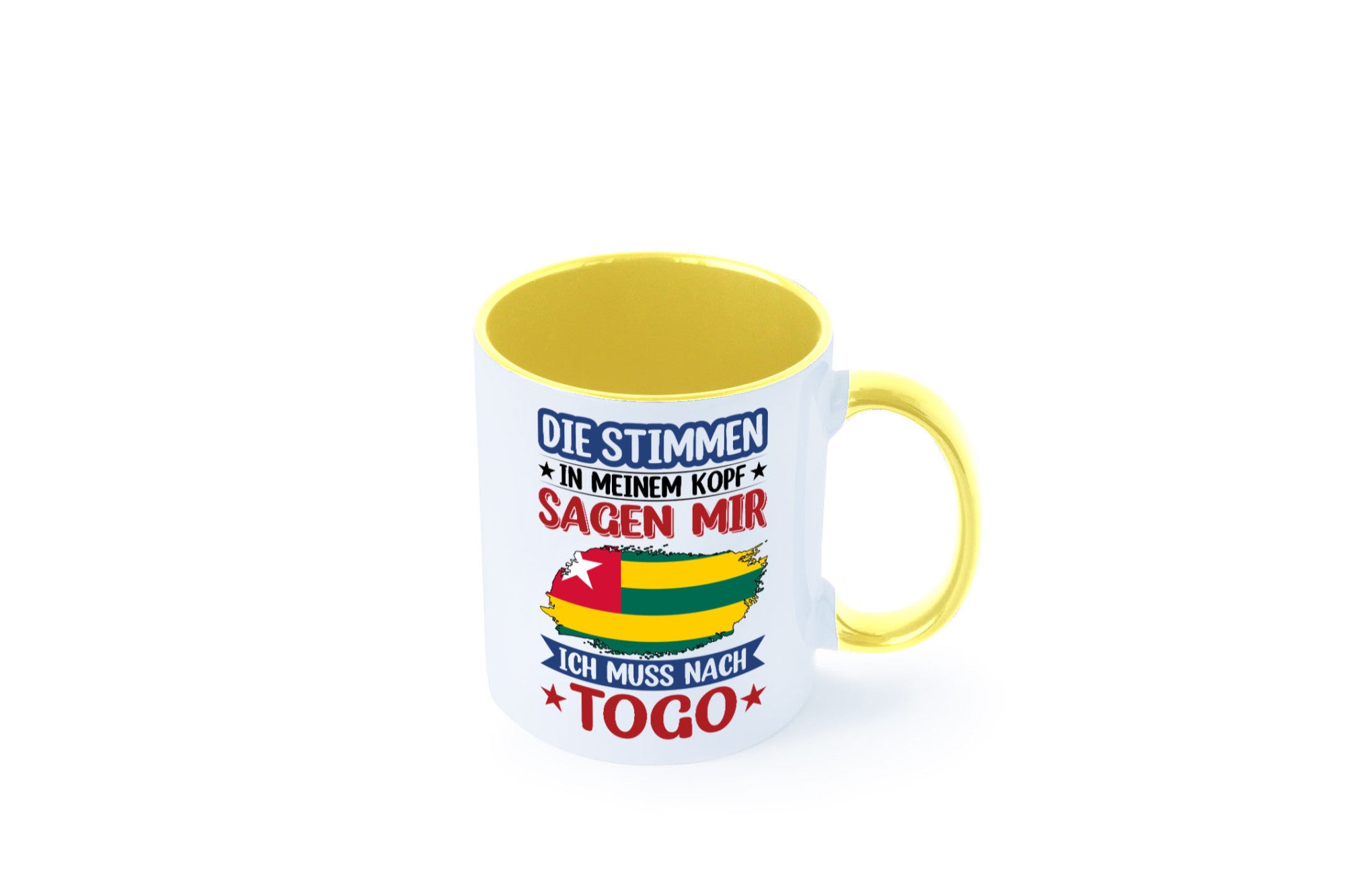 Togo | Urlaub Stimmen in meinem Kopf Traumland Humor Geschenkidee Tasse