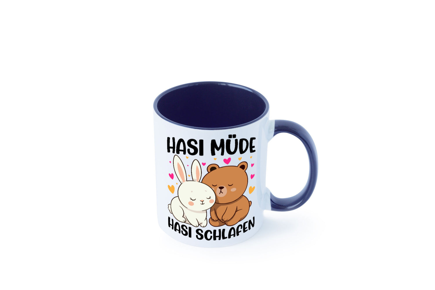 Hasi Müde | schlafen Kaninchen Häschen v2 lustiger Spruch Geschenk Humor