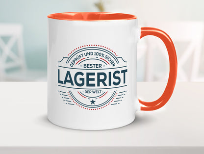 Geprüft und sicher: Lagerist | Lageristen Lager Arbeiter lustiger Spruch