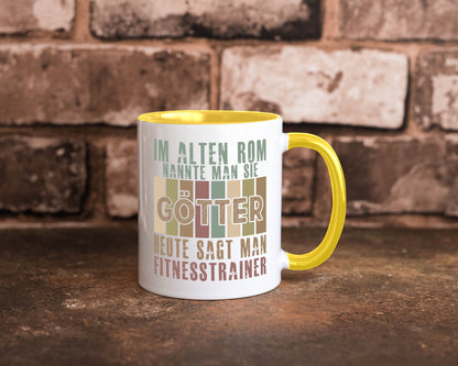 Heute sagt man: Fitnesstrainer | Personal Trainer Geschenkidee Humor Tasse