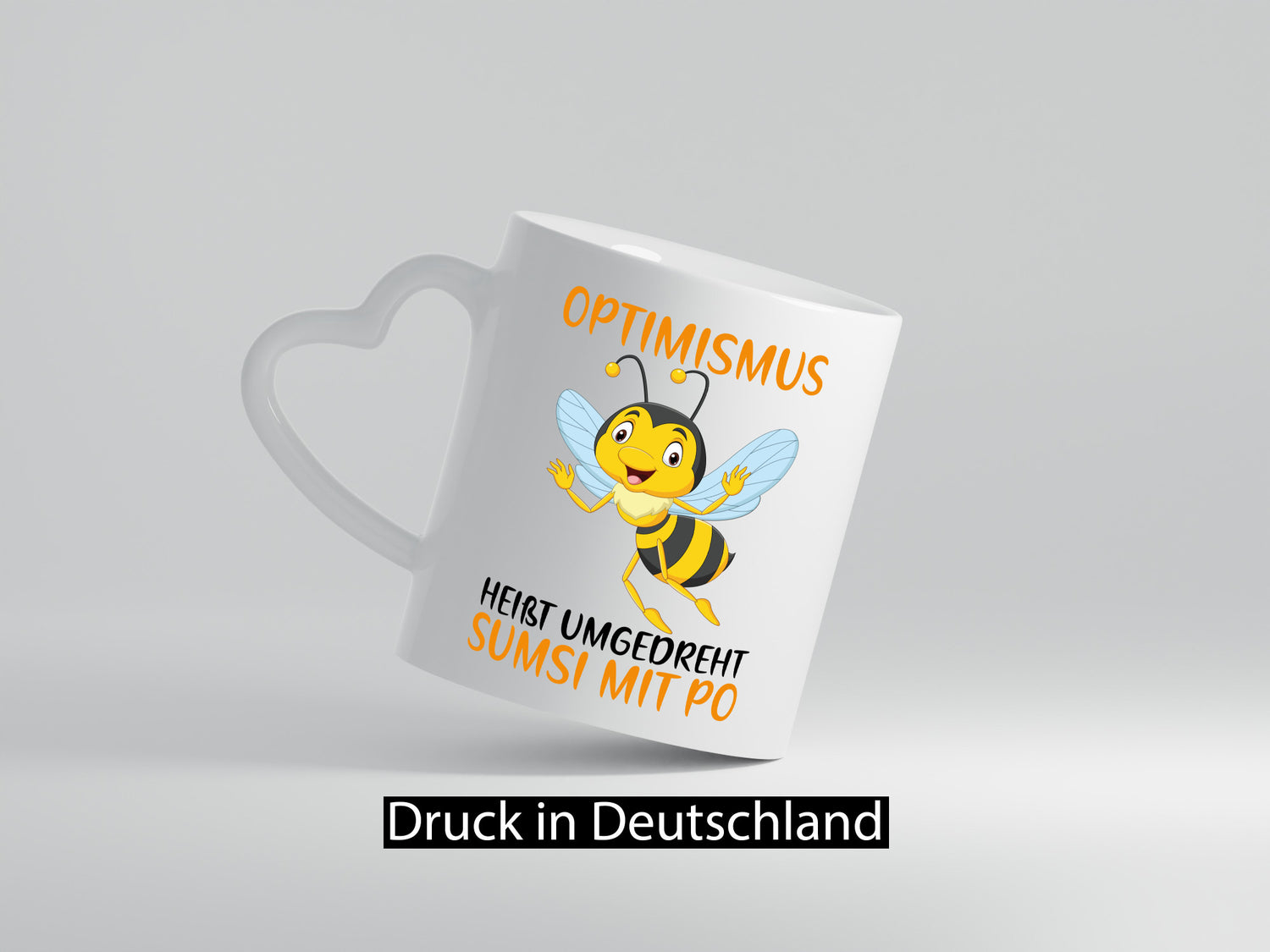 Optimismus Sumsi mit Po | lustige Biene Witz Comic Geschenk Humor Geschenkidee