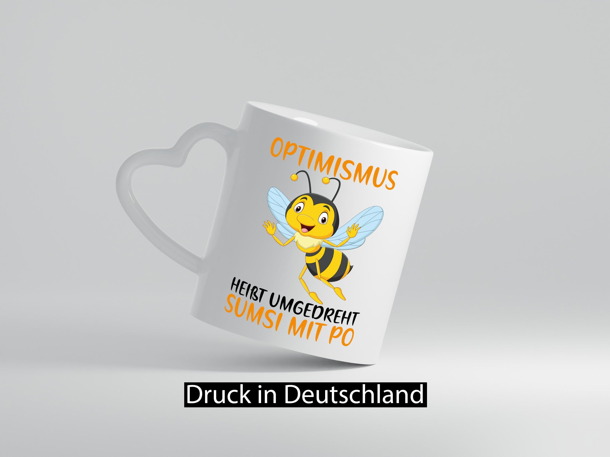 Optimismus Sumsi mit Po | lustige Biene Witz Comic Geschenk Humor Geschenkidee