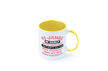 45 Jahre im Dienst | Jubiläum Arbeit v11 Geschenk Kollegen Büro lustiger Spruch