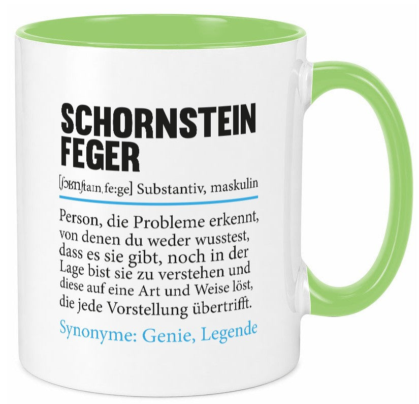 Schornsteinfeger | Kaminkehrer Handwerk Beruf Geschenk Arbeit Kollegen Büro Tasse