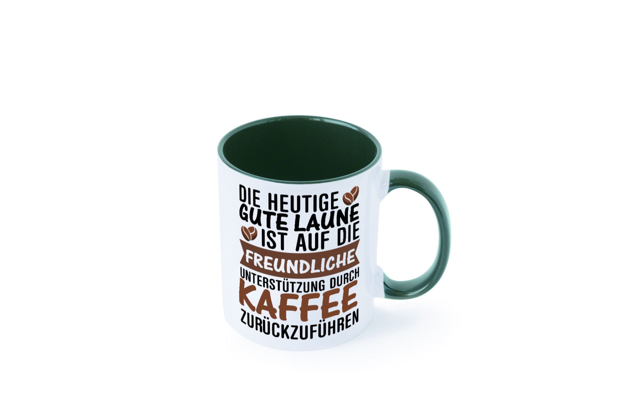 Unterstützung durch Kaffee | Kaffeliebhaber gute Laune Geschenk Humor