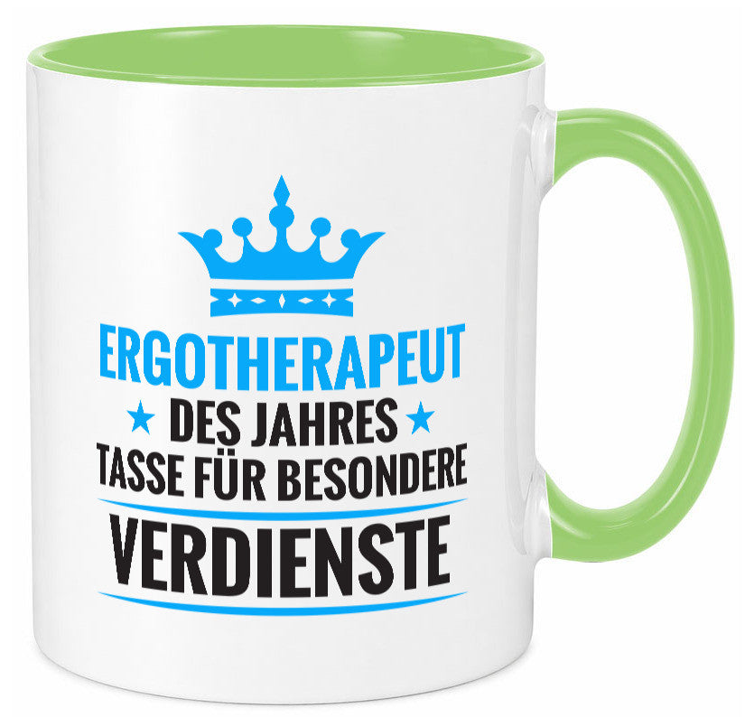 Besonderer Verdienst: Ergotherapeut | Ergotherapie Geschenkidee Humor Tasse