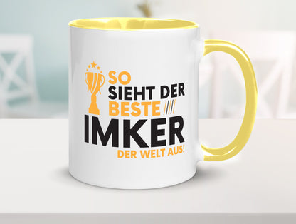 Der Weltbeste Imker | Imkerei lustiger Spruch Geschenk Humor Geschenkidee Tasse