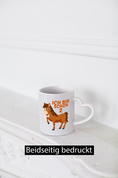 2. geburtstag | Ich bin schon 2 Pferde Pony lustiger Spruch Geschenk