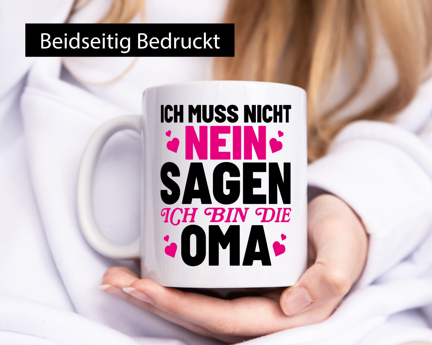 Oma sagt nie nein lustiger Spruch Geschenk Familie Geschenkidee Tasse