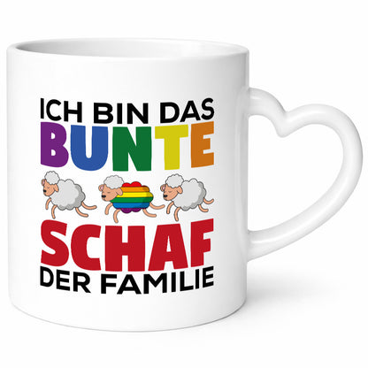 LGBTQ+ Tasse | Buntes Schaf Regenbogen Humor Geschenkidee