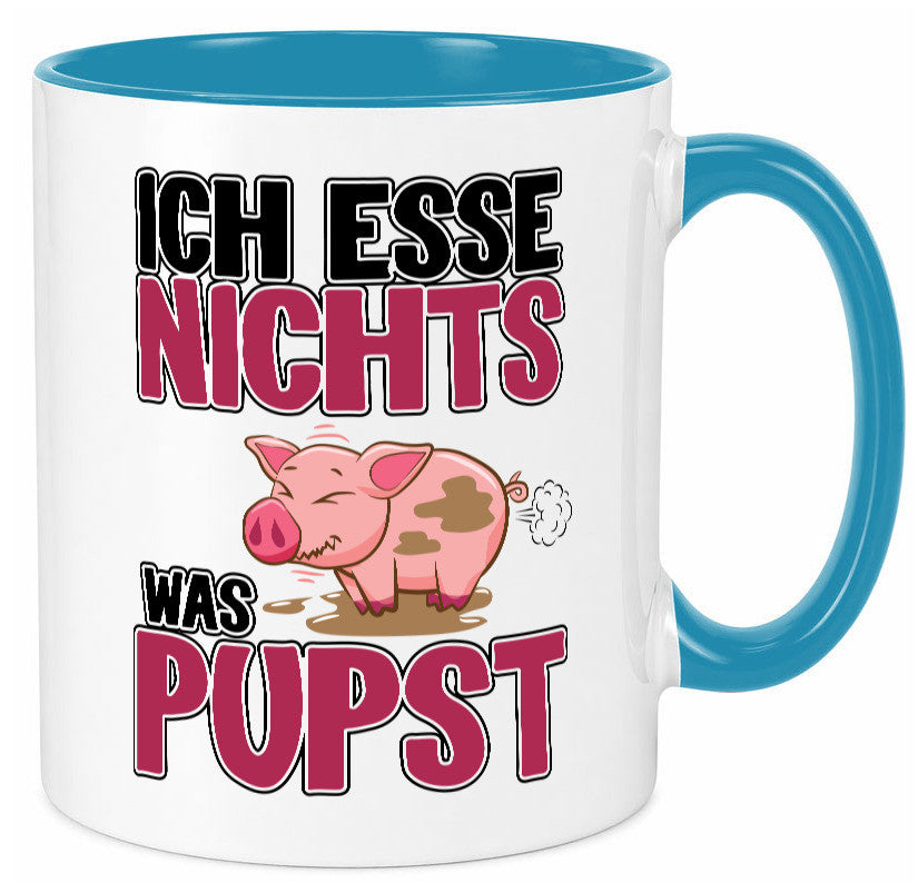 Ich esse nicht was Pupst lustiger Spruch Geschenk Humor Geschenkidee Tasse