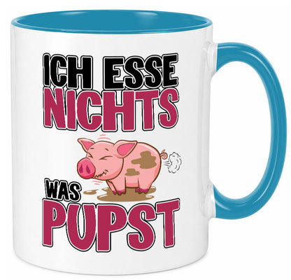 Ich esse nicht was Pupst lustiger Spruch Geschenk Humor Geschenkidee Tasse
