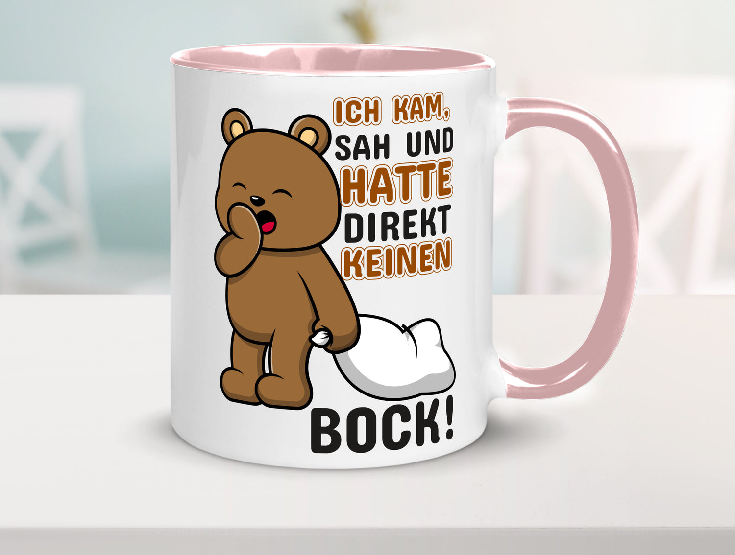 Direkt keinen Bock! | Büro Faultier Morgenmuffel Geschenk Arbeit Kollegen