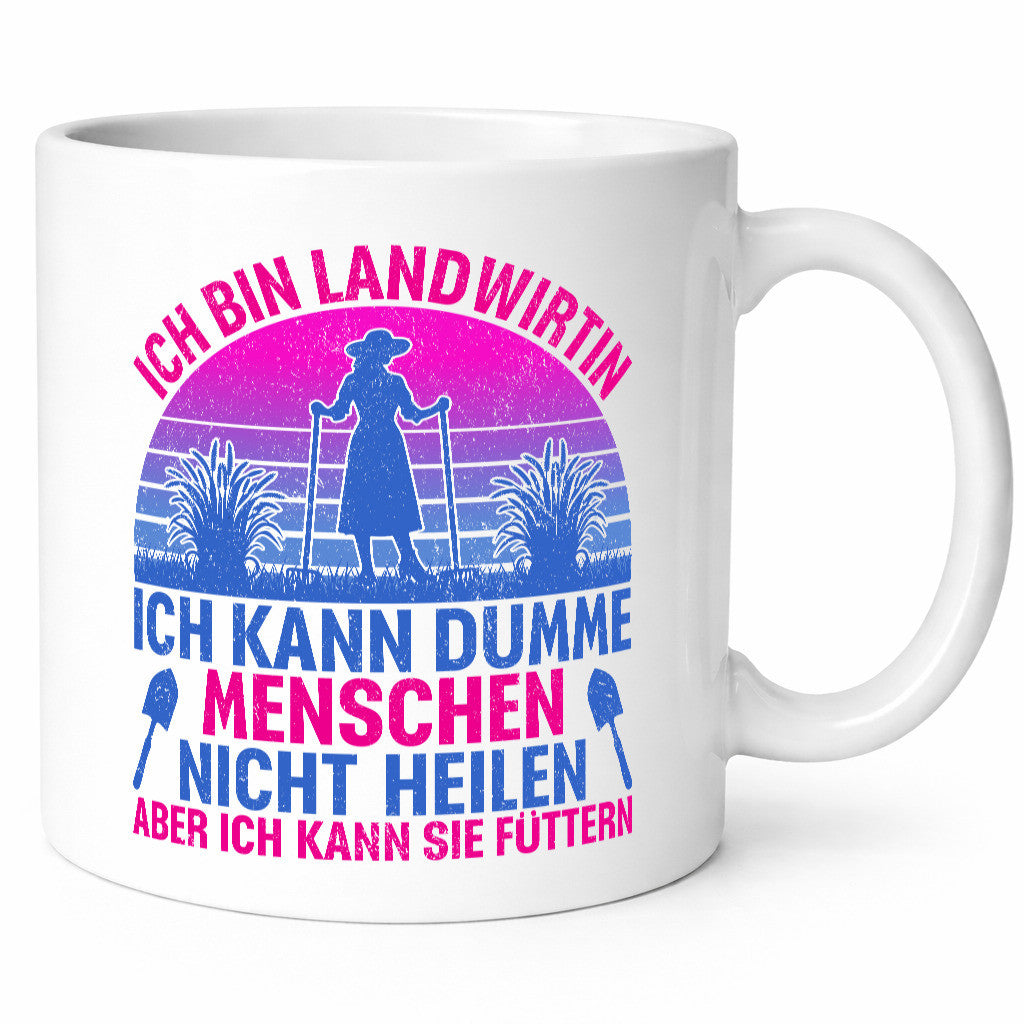 Ich bin Landwirtin | Landwirt Bauer lustig Humor Geschenkidee Geschenk Tasse