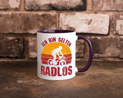 Ich bin Selten Radlos | Radfahrer Mountainbike Humor Geschenkidee Tasse