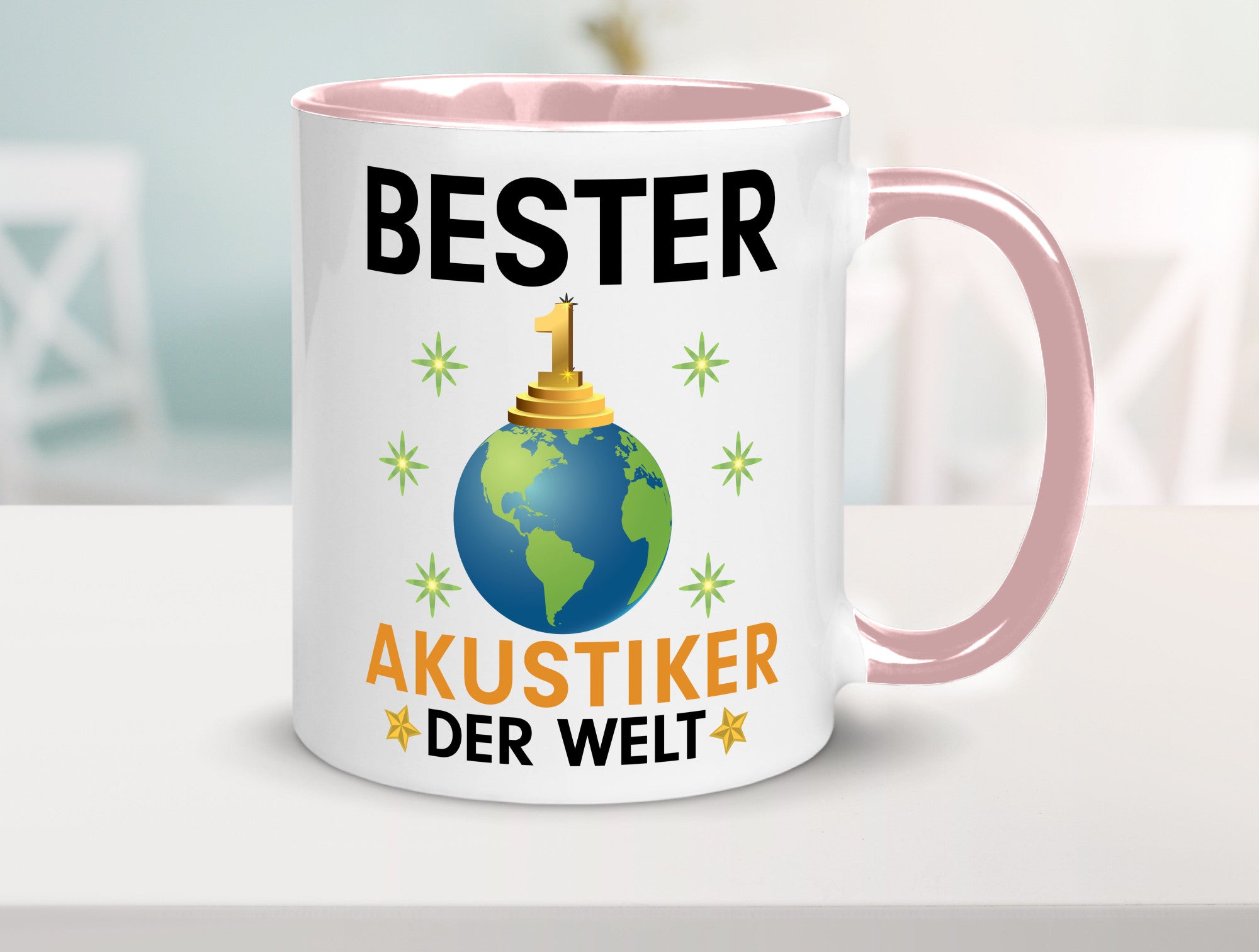 Welt Bester Akustiker | Akustik Hörgeräteakustik Geschenkidee Humor Tasse