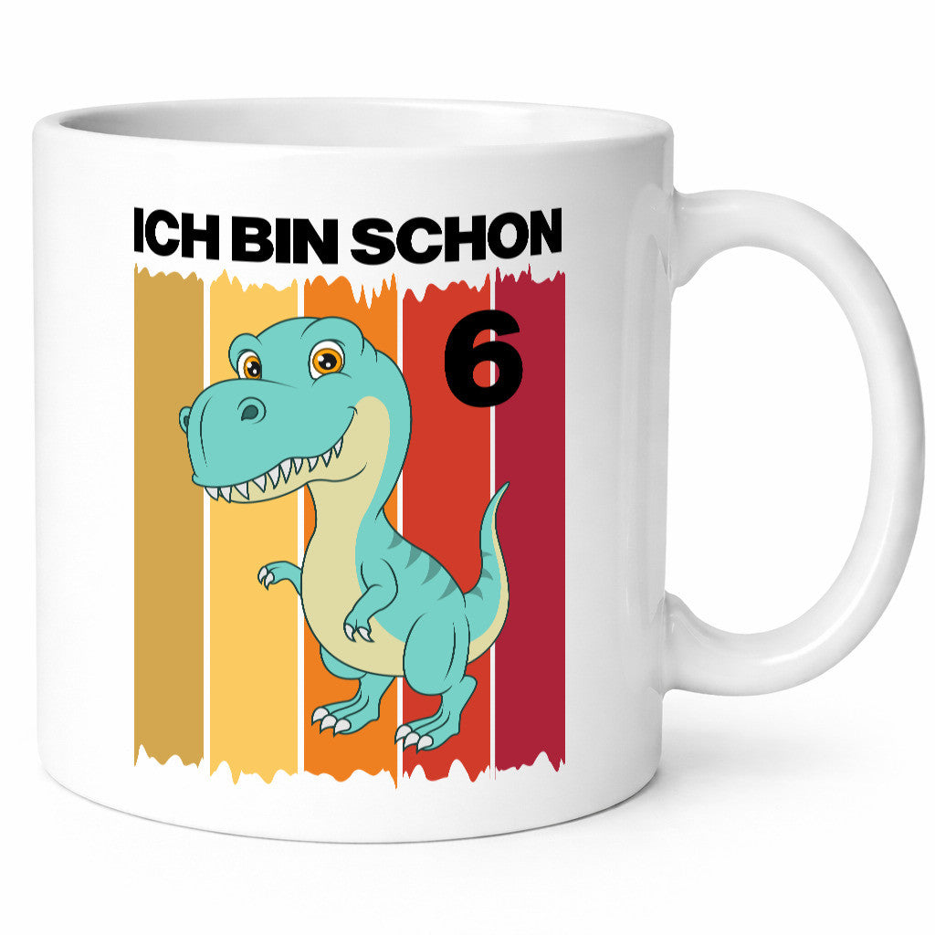 6. Geburtstag | 6 Jahre Dinosaurier v2 lustiger Spruch Geschenk Geschenkidee