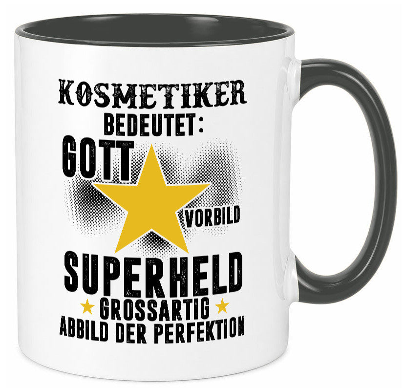 Bedeutung von Kosmetiker | Kosmetik Stylist Visagist Geschenkidee Humor Tasse