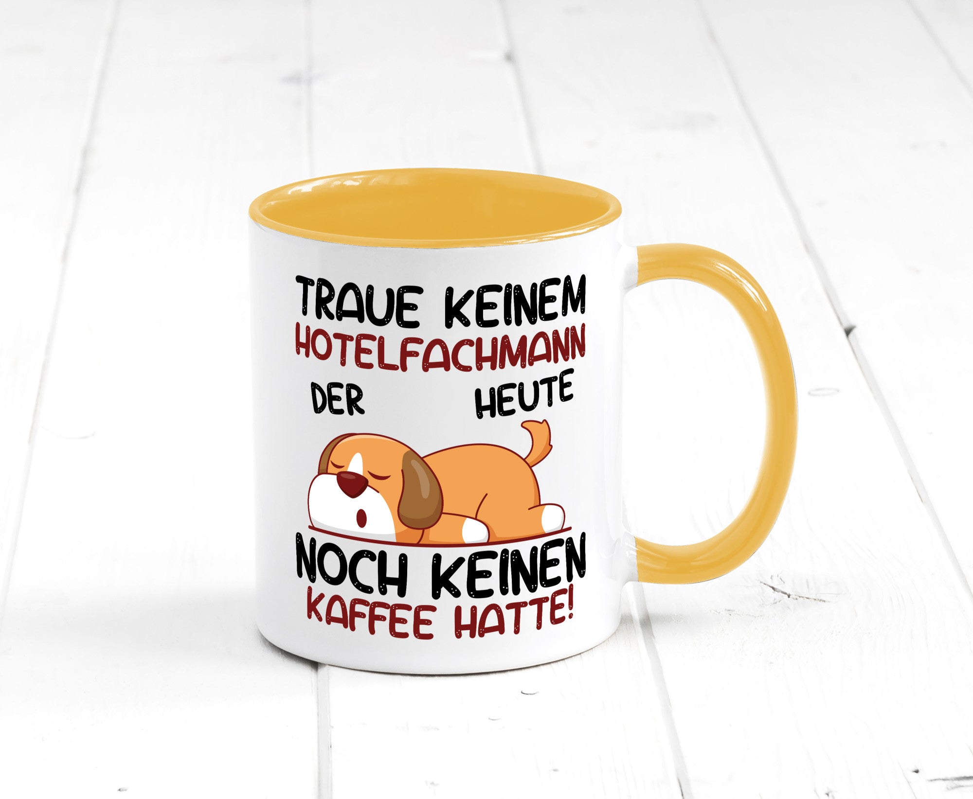 Traue keinem Hotelfachmann |Hotel lustig Humor Geschenkidee Geschenk Tasse