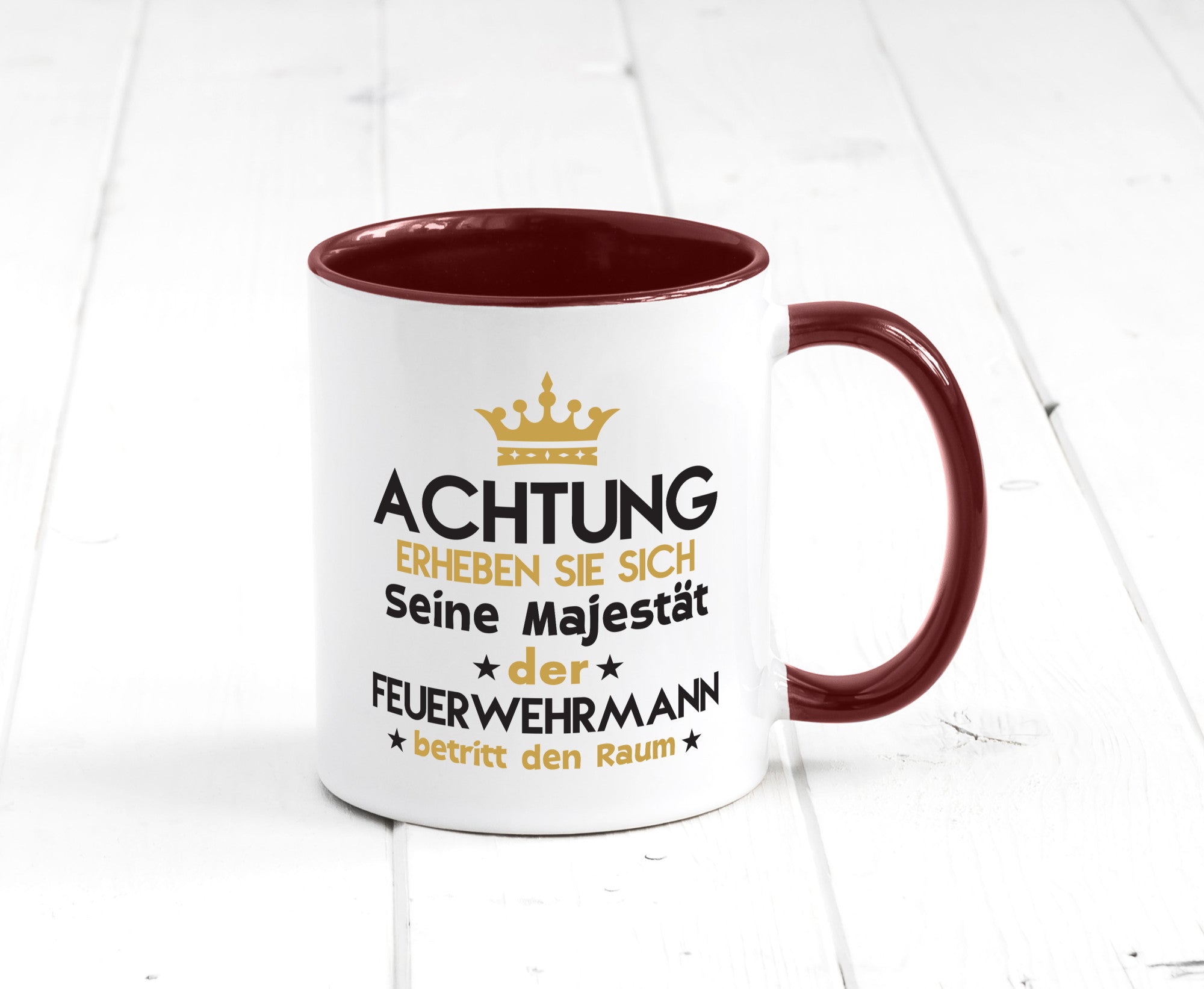Seine Majestät Feuerwehrmann | Feuerwehr Geschenk Humor Geschenkidee lustiger