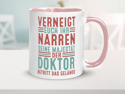 Verneigt euch: Doktor | Doktorand Doktortitel v2 Geschenk Humor Geschenkidee