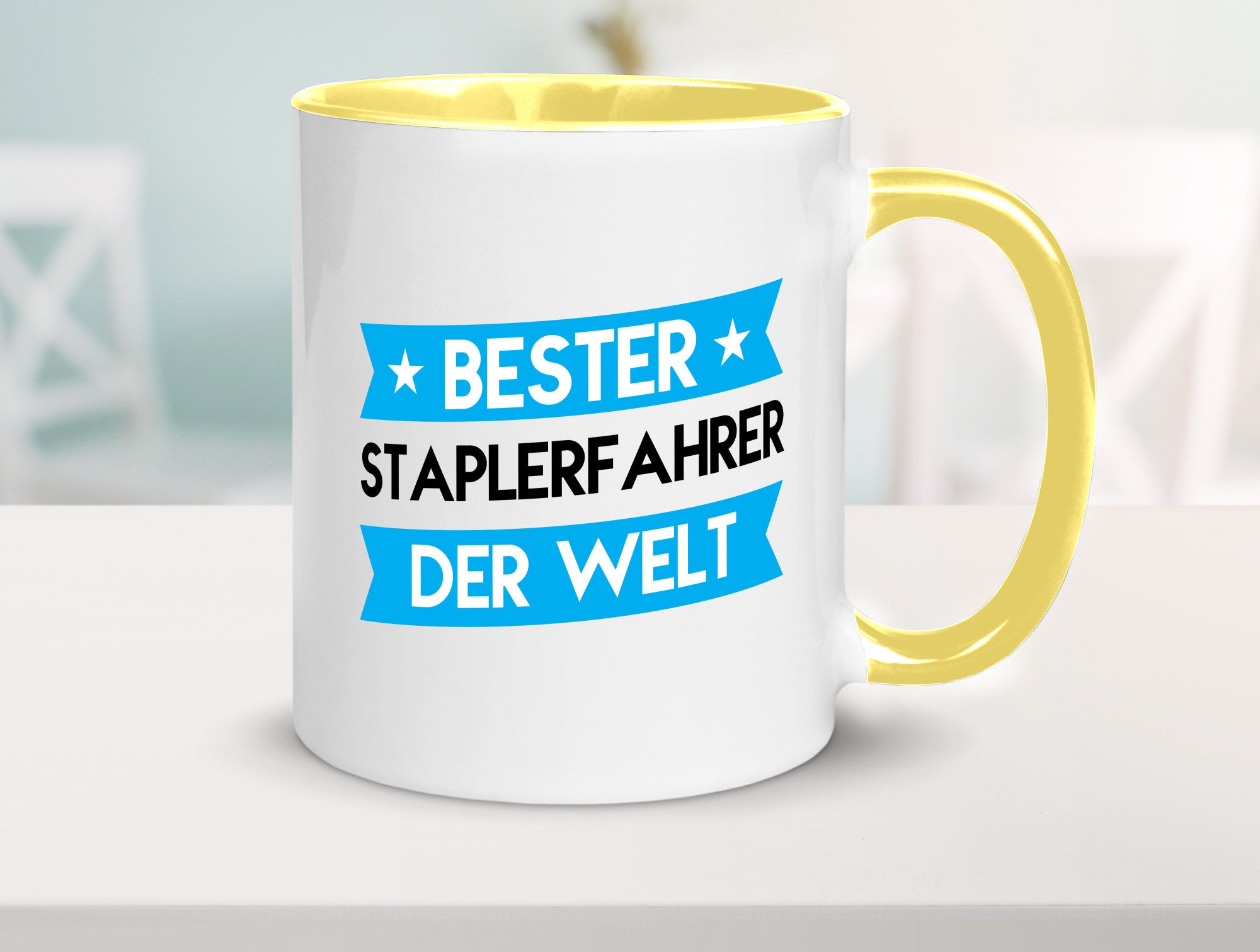 Bester Staplerfahrer | Gabelstapler Fahrer Geschenkidee Humor Tasse
