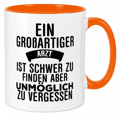 Großartiger Arzt | Dankeschön Tasse schöner Spruch Humor Geschenkidee