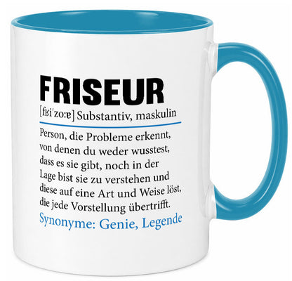 Friseur | Spruch Frisör Beruf lustig Humor Arbeit Kollegen Büro Geschenkidee