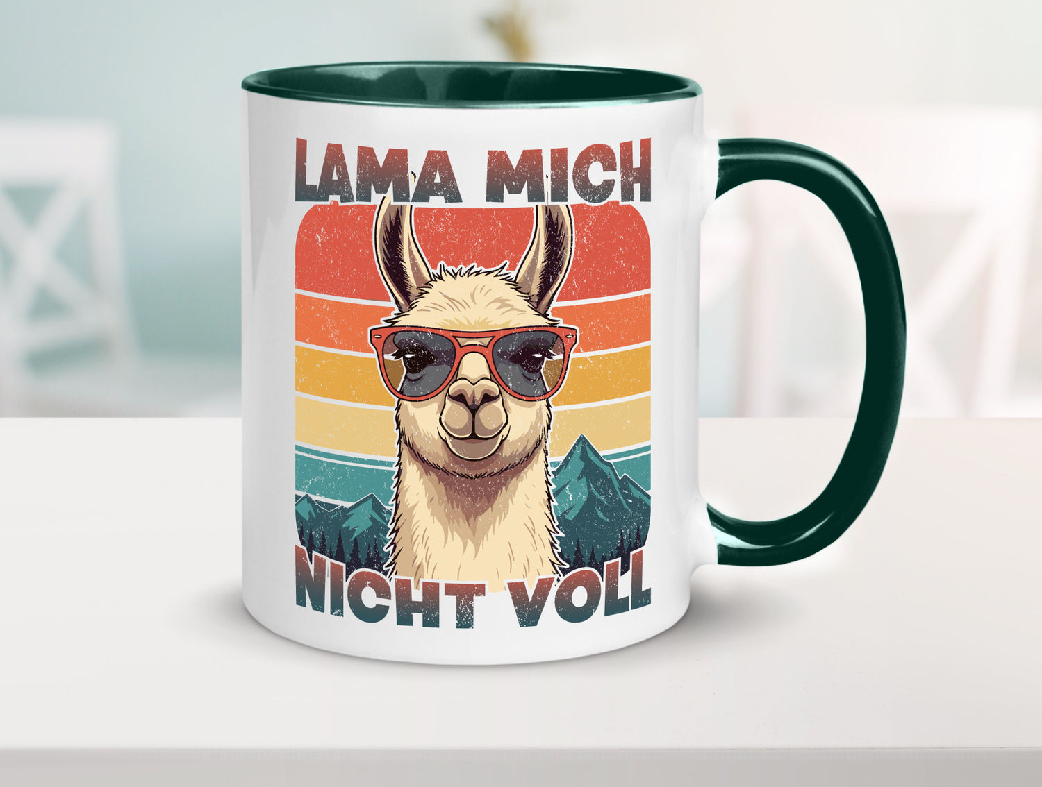Lama mich nicht voll | Alpaka Kamel Retro lustig Humor Geschenkidee Geschenk