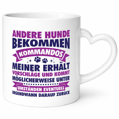 Hunde Training | Hundebesitzer Tasse Hundekommando vl9 lustig Tierliebhaber