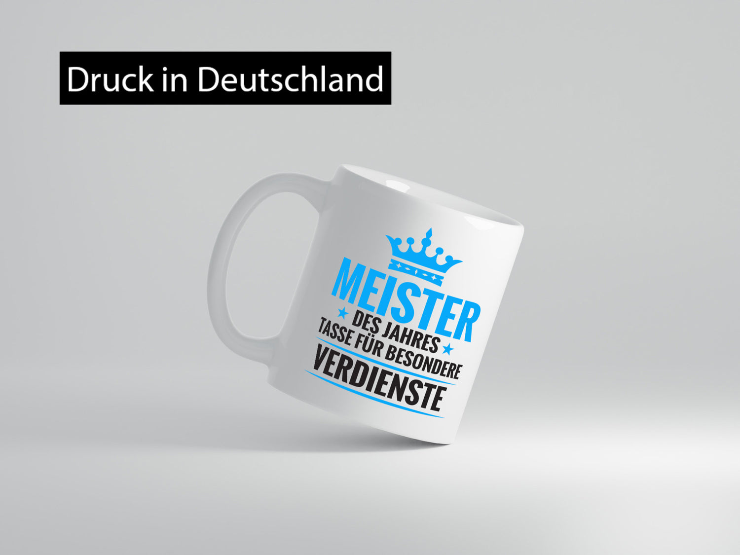 Besonderer Verdienst: Meister | Meisterbrief Geschenk Humor Geschenkidee