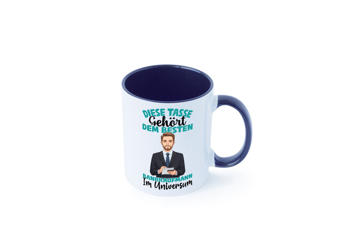 Im Universum: Bankkaufmann | Kaufmann Bank Kaufleute Geschenkidee Humor Tasse
