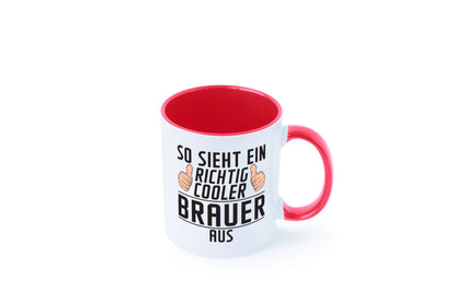 Richtig Cooler Brauer | Bier Brauerei Humor Geschenkidee Tasse