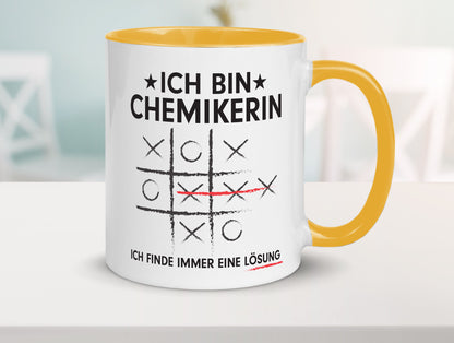 Lösung finden: Chemikerin | Chemie Labor v2 Humor Geschenkidee Tasse