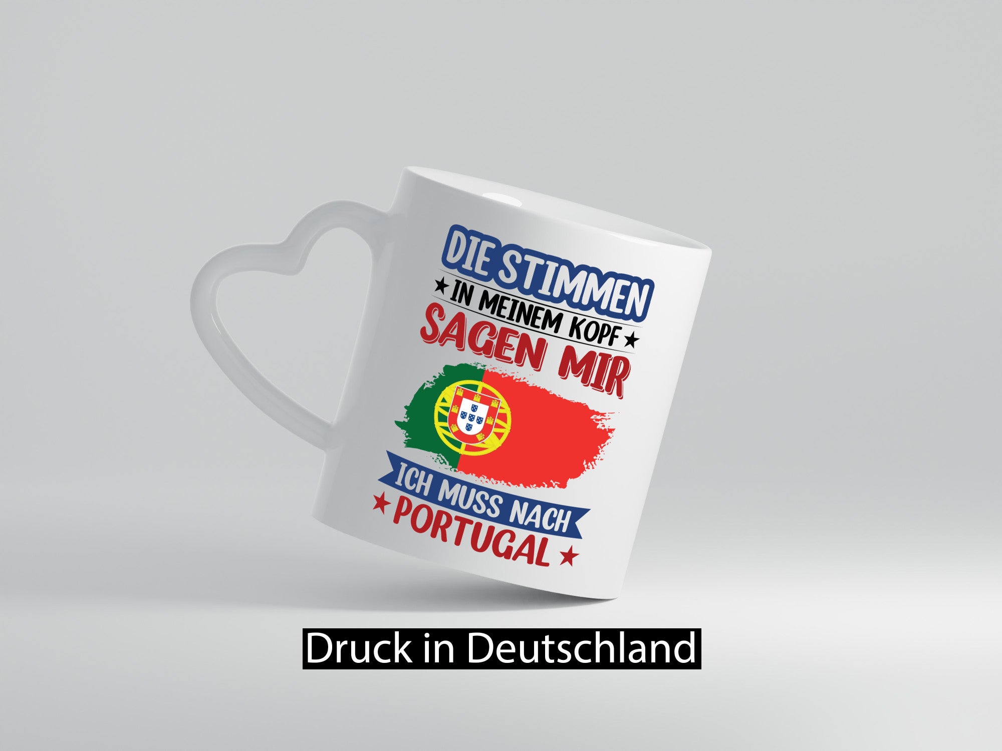 Portugal | Urlaub Stimmen in meinem Kopf Traumland v2 Geschenk Humor