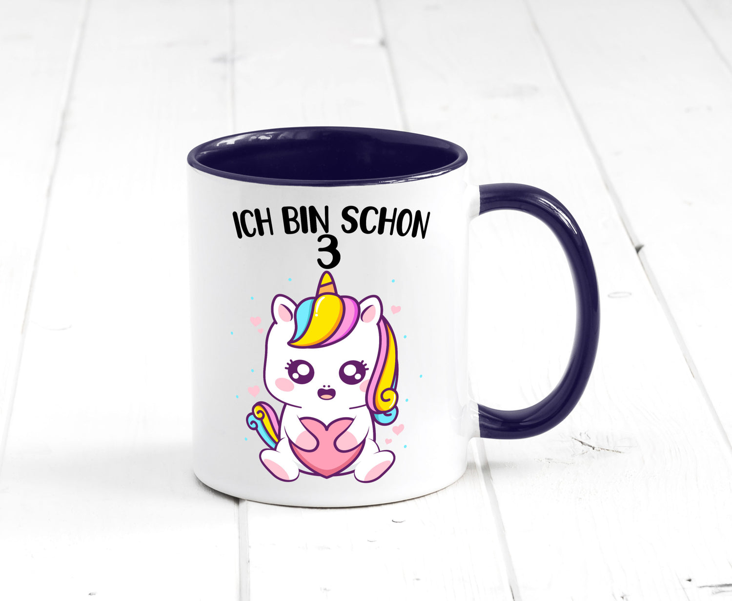 3. Geburtstag | Ich bin schon 3 Jahre Einhorn Mädchen lustig Geschenkidee